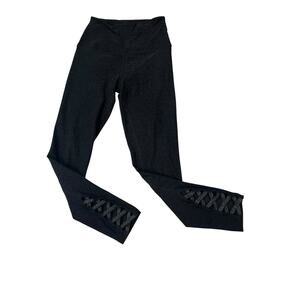 Beyond Yoga Mesh Behavior High Rise Tight Legging Dark Gray XS